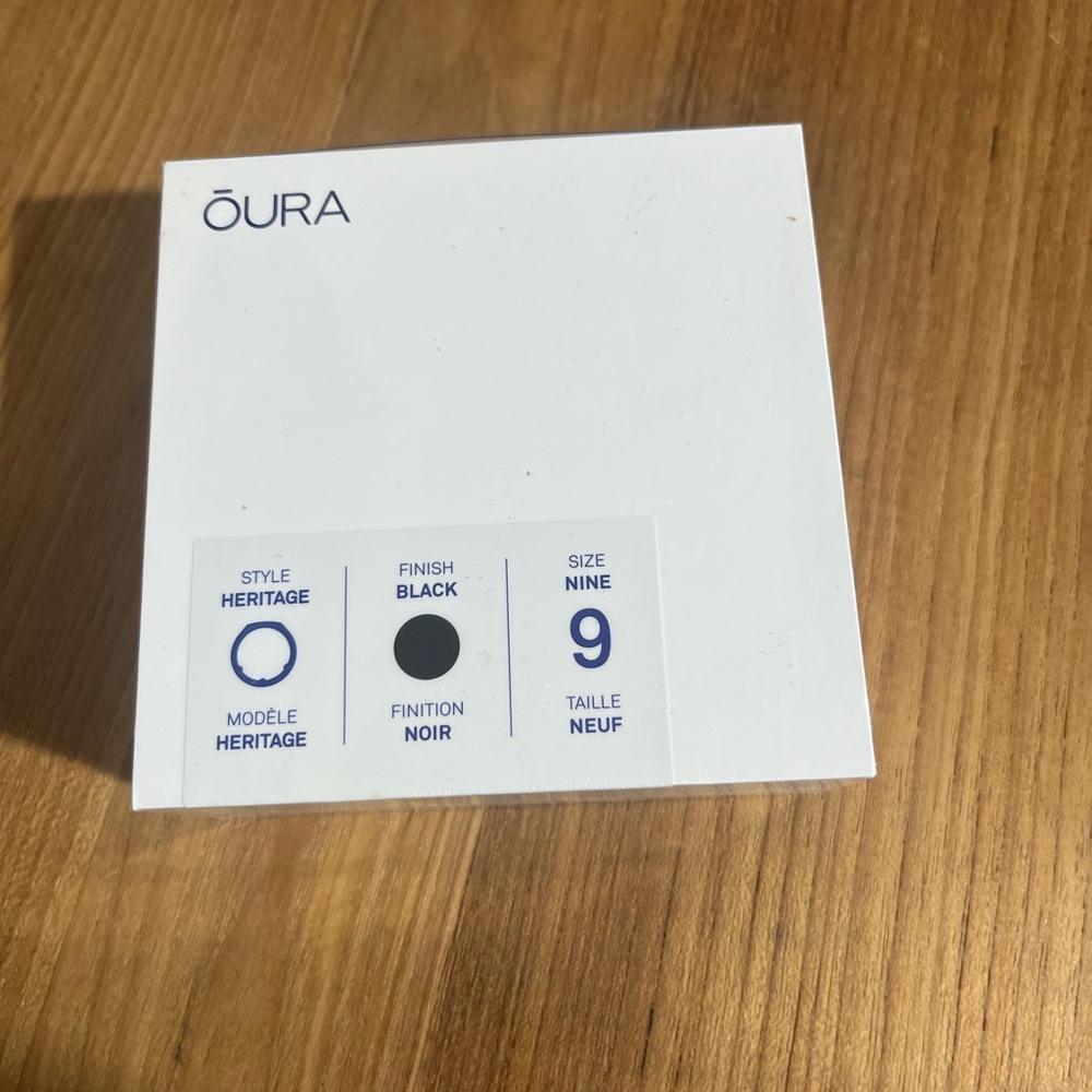 Oura Ring 9 Heritage Black Ring Gen 3